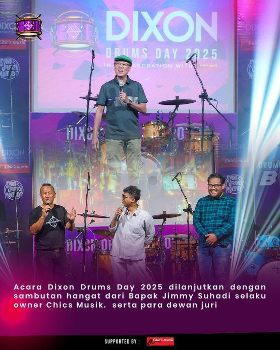 Recap keseruan Dixon Drums Day 2025.Kapan lagi bisa ngumpul bareng temen-temen drummer. Duduk ba (2)