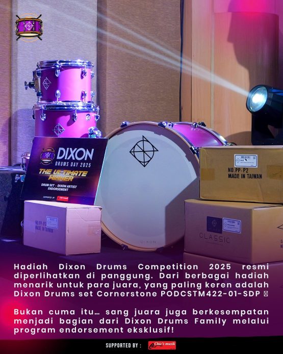 Recap keseruan Dixon Drums Day 2025.Kapan lagi bisa ngumpul bareng temen-temen drummer. Duduk ba (5)