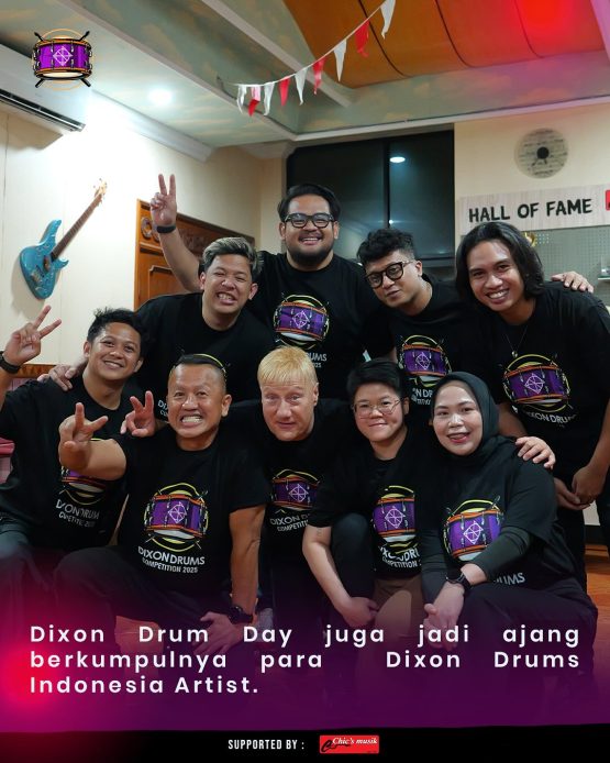 Recap keseruan Dixon Drums Day 2025.Kapan lagi bisa ngumpul bareng temen-temen drummer. Duduk ba (6)