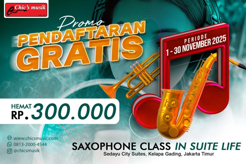 Pendaftaran Saxophone Class Gratis