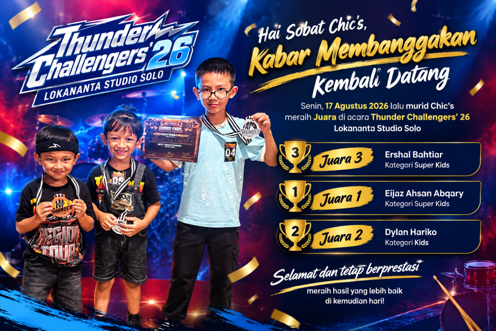 Kabar Membanggakan dari Thunder Challengers’ 26